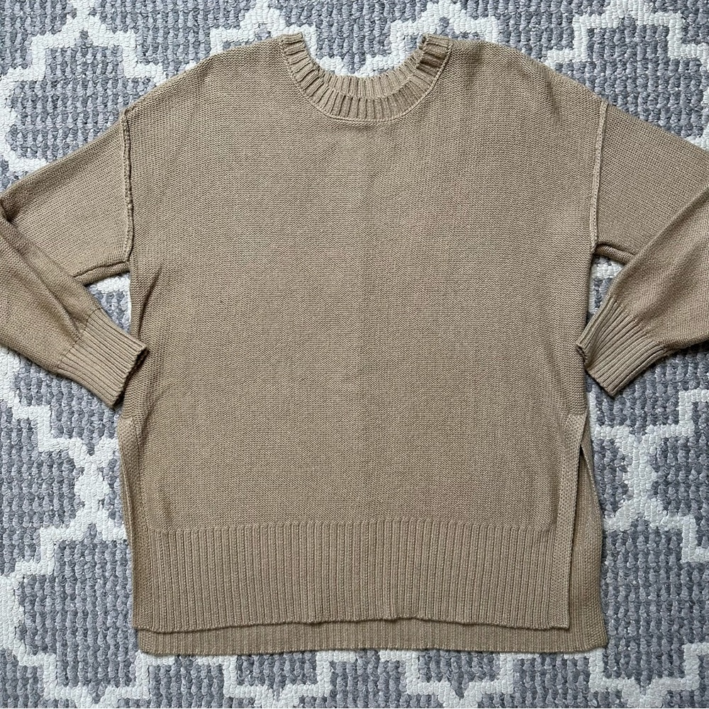 Aerie Mocha Brown Tunic Sweater